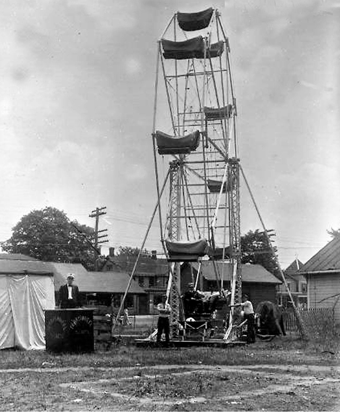Firemen's Carnival in the park about 1916